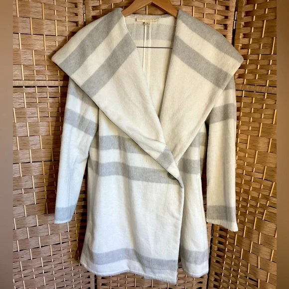 Lovestitch Wool Blend Hooded Coat - Picture 1 of 12